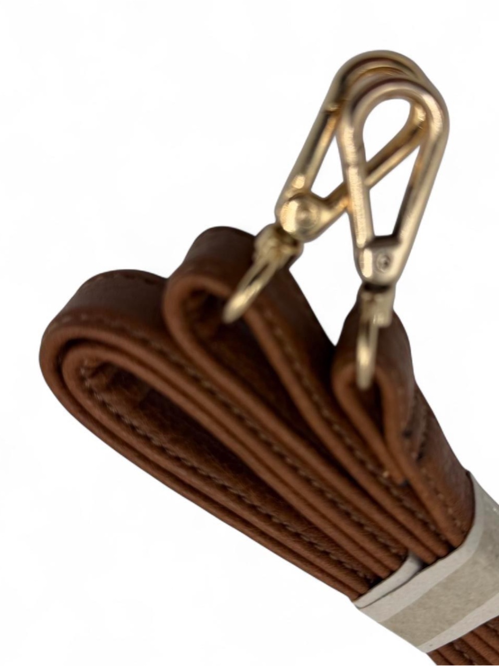 Brown adjustable crossbody replacement strap - Picture 2 of 4